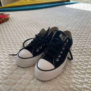 Converse Platform Black Sneakers size 6